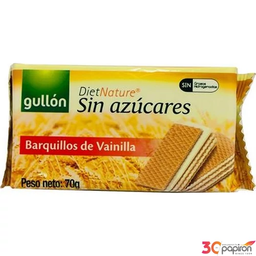 Nápolyi 70g Gullon cukormentes vaníliás KHE188