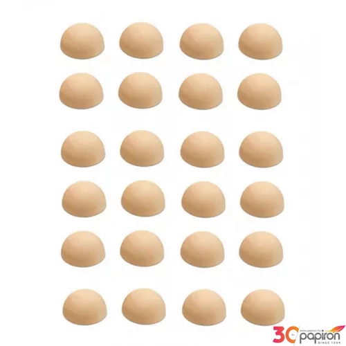 Fa natúr  félgolyó 24db/csomag 2cm