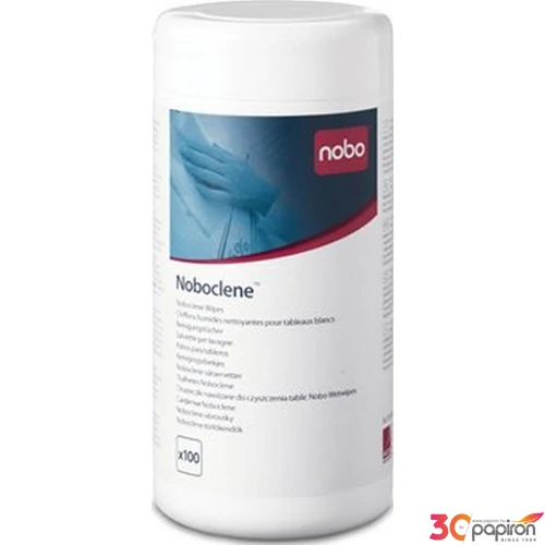 Tisztítókendő Nobo Noboclene hengerben, 100db-os Prezentáció NOBO 1901438
