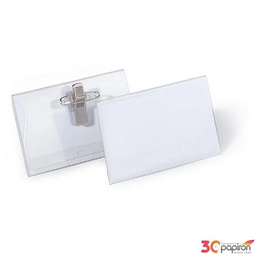 Névkitűző csíptetőve és tűve 54x90mm DURABLE