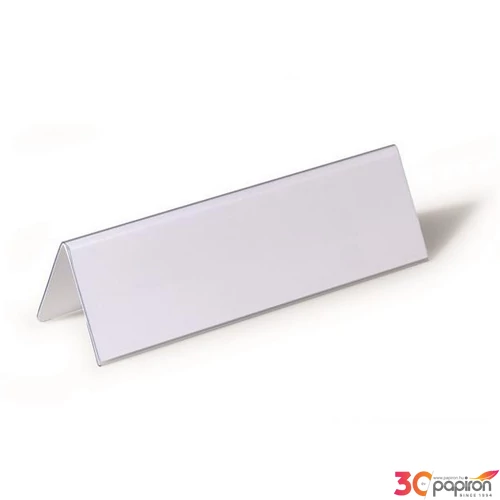 Névtábla tartó asztali 61/122x210mm DURABLE