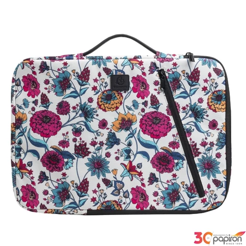 Notebook táska Virágos 15"- 16" rPET