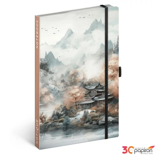 Notesz 13x26cm Japan, lined Realsystem 2026 kollekció!