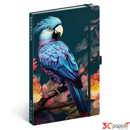 Notesz 13x26cm Parrot, lined Realsystem 2026 kollekció!