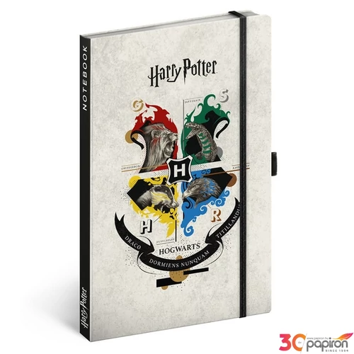 Notesz A/5 Harry Potter '25 Vonalas, 13x21cm Realsystem 2025 kollekció!