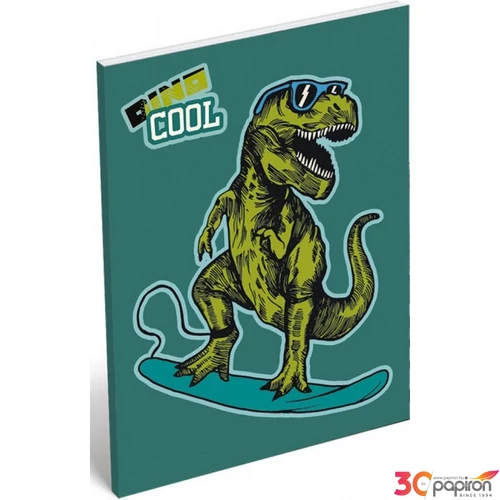 Notesz papírfedeles A7 Dinocool Cool Lizzy kollekció