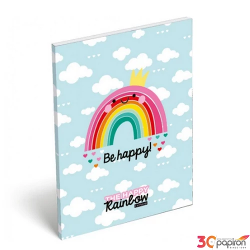 Notesz papírfedeles A7 Lollipop Happy Rainbow Lizzy kollekció