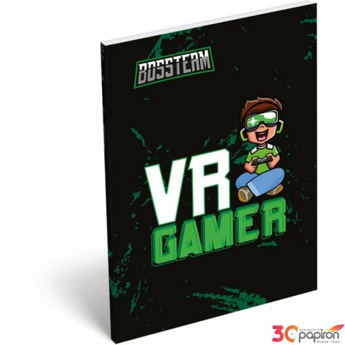 Notesz papírfedeles A7 Lizzy Bossteam Vr Gamer Lizzy kollekció