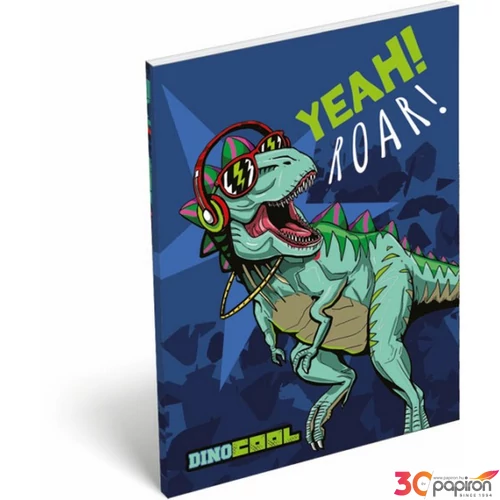 Notesz papírfedeles A7 Lizzy Dino Cool Dino Roar Lizzy kollekció