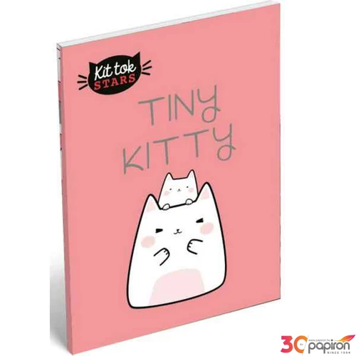 Notesz papírfedeles A7 Lizzy Lollipop Kittok Catto Lizzy kollekció