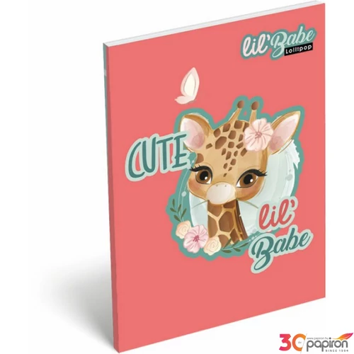 Notesz papírfedeles A7 Lizzy Lollipop Lil Babe Lizzy kollekció