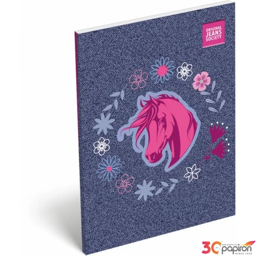 Notesz papírfedeles A7 Lizzy Ojs Girl Filly Lizzy kollekció
