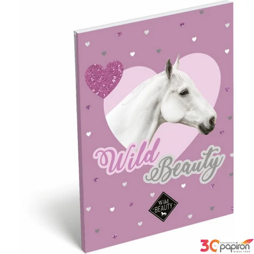 Notesz papírfedeles A7 Lizzy Wild Beauty Purple Lizzy kollekció