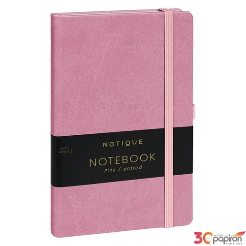 Notesz pöttyözött A5 A-33198 Pink Realsystem 2026 kollekció!