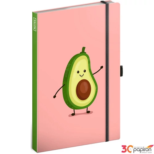 Notesz vonalas '26 Avocado 13×21 cm Realsystem 2026 kollekció!