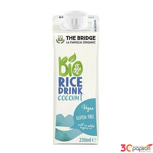 Növényi ital bio dobozos 0,25 l THE BRIDGE rizs kókuszos