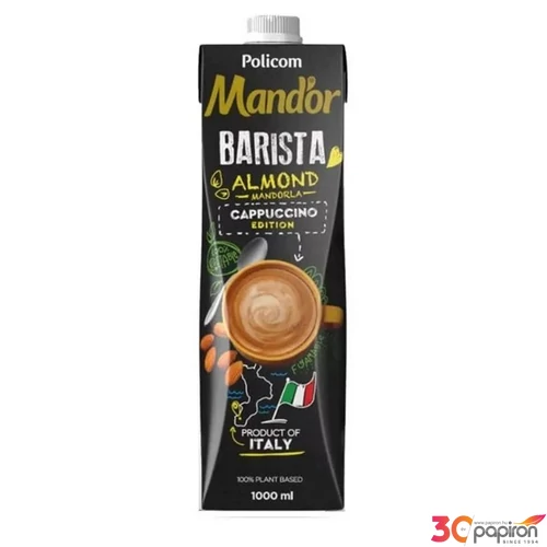 Növényi ital dobozos 1 l MAND`OR Prémium Barista mandula