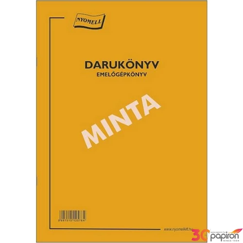 Ny. Darukönyv - emelőgépkönyv