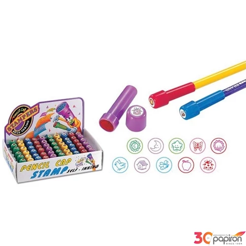 Nyomda ceruza sapka önfestékezős, 10 vegyes minta 14x41mm