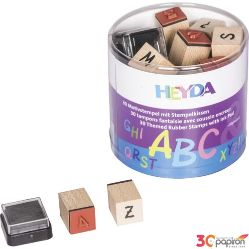 Nyomda  HEYDA gyermekeknek + fekete bély. párna ABC
