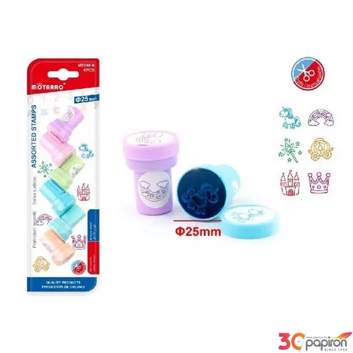 Nyomda szett 6db-os átm:2,5cm 25