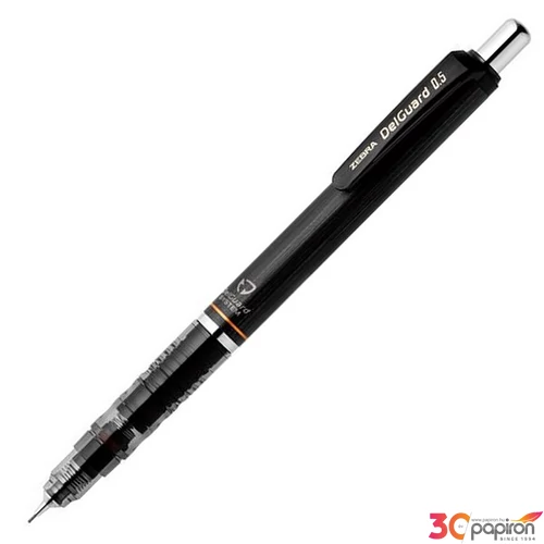 Nyomósiron 0,5mm Zebra DelGuard, fekete