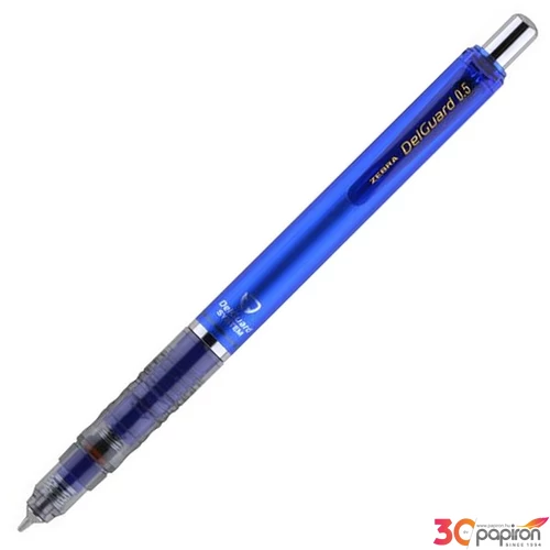 Nyomósiron 0,5mm Zebra DelGuard, kék