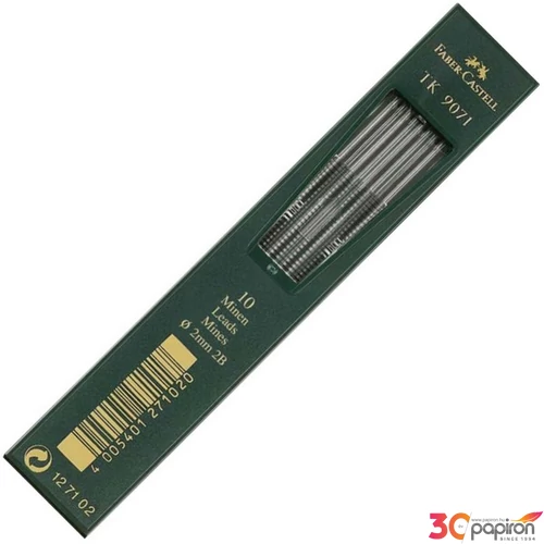 Faber-Castell töltőceruzabetét 2mm 2B 10szál/doboz 127102