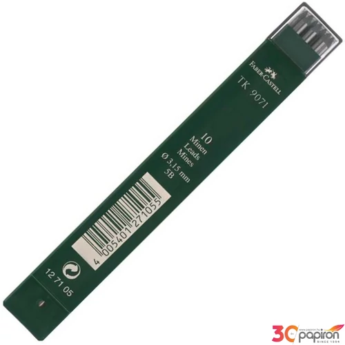 Faber-Castell töltőceruzabetét 3,15mm 5B 10szál/doboz 127105
