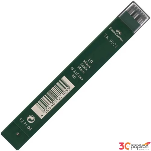 Faber-Castell töltőceruzabetét 3,15mm 6B 10szál/doboz 127106