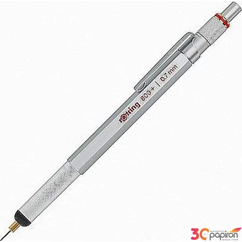 Nyomósiron Rotring 800+ STYLUS / 0,7 mm - ezüst