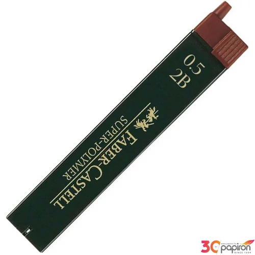 Faber-Castell nyomósironbetét Super-Polymer 0,5mm 2B 12szál 120502