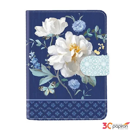Okmánytartó tok Argus White rose1602