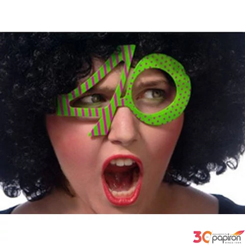 Party szemüveg szülinapi 40-es zöld