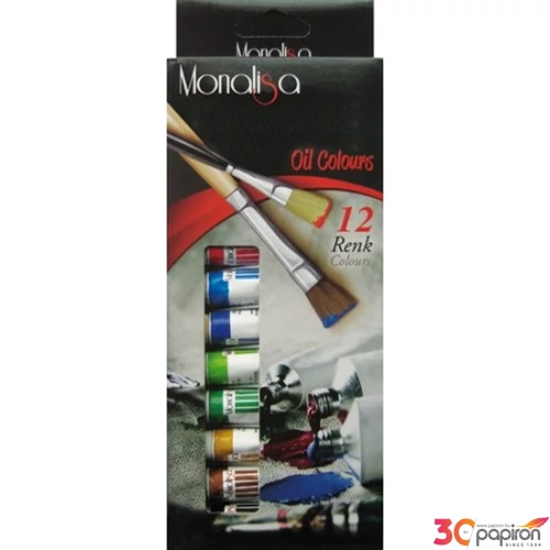 Olajfesték készlet Mona Lisa 12x12ml tubusos