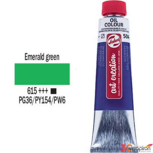 Olajfesték Royal Talens 40ml 615-emerald green Art Creations Művészeti kellék !