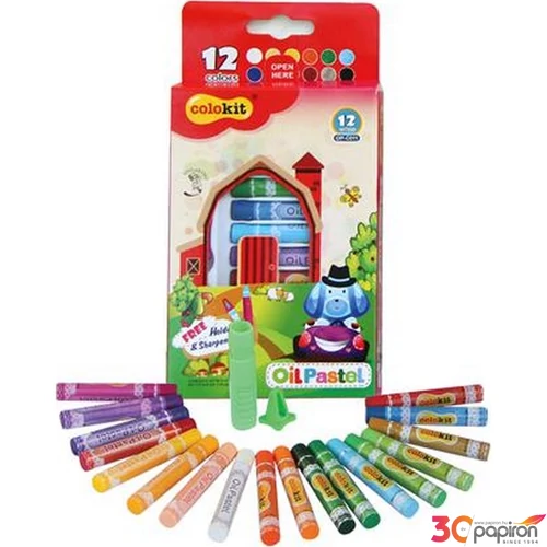 Olajpasztell 12 Flexoffice Colokit Oil pasztell 12színű Írószerek COLOKIT OP-C011