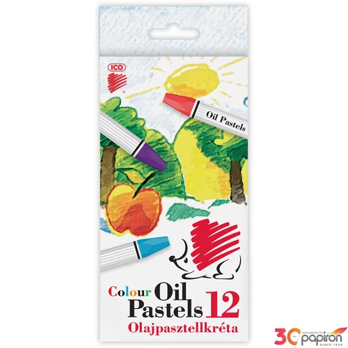 Olajpasztell 12 Süni ICO Sünis olajpasztell iskolaszer- tanszer