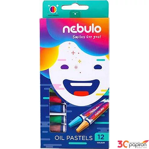 Olajpsztell 12 Nebulo 12színű Iskolaszer  Nebulo NOPK-H-12