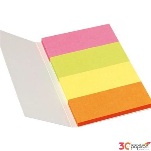 Oldaljelölő papír Info Notes 20x50mm 4x40 lapos élénk vegyes színek