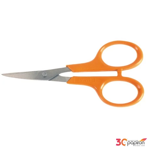 Olló 10,3cm Fiskars Classic körömvágó hajlított olló narancssárga Irodai kiegészítők FISKARS 1000813