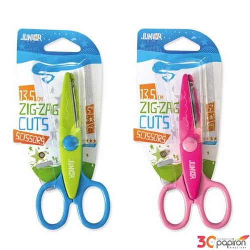 Olló 13,5cm Zig-zag junior 2 féle 131521