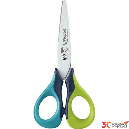 Olló 13cm Maped iskolai, balkezes, Sensoft IMA484590