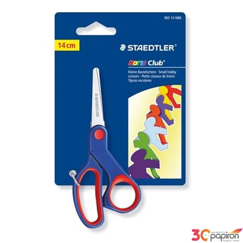 Olló 14cm Staedtler Noris Club iskolei balkezes olló kék Irodai kiegészítők STAEDTLER 965 14LNBK