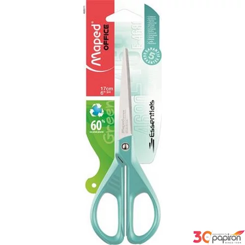 Olló 17cm Maped Essentials Green irodai olló türkizkék Irodai kiegészítők MAPED 468011