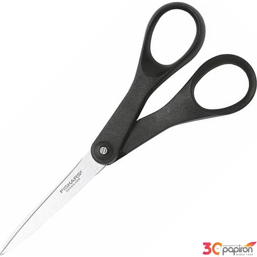 Olló 18cm Fiskars Essentials papírvágó olló fekete Irodai kiegészítők FISKARS 1023818