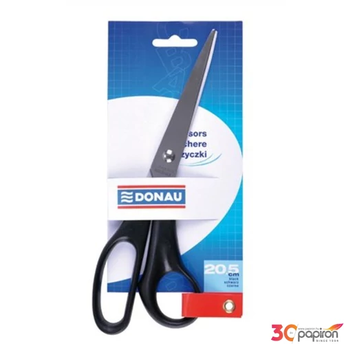 Olló 20,5cm Donau irodai olló fekete Irodai kiegészítők DONAU 7920001PL-01