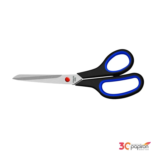 Olló 23cm ICO irodai gumifogós SH002-02 irodai olló