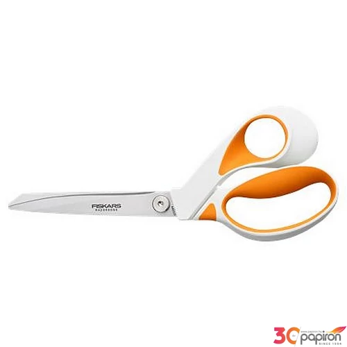 Olló általános 23cm FISKARS RazorEdge Softgrip narancssárga-fehér