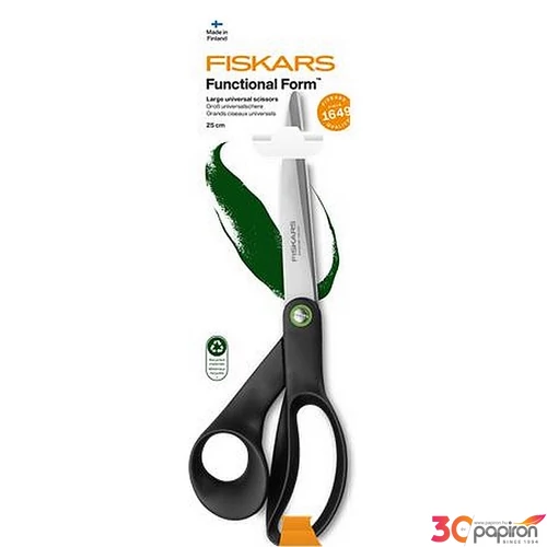 Olló általános 25cm FISKARS Functiona Form Renew fekete